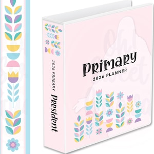 Agenda de la présidence de la primaire SDJ 2026 - Téléchargement instantané - PDF imprimables et modifiables