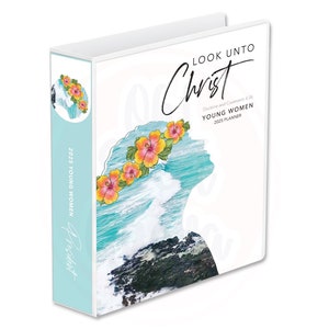LDS 2025 Young Women Look Unto Christ Presidency Planner - Instant Downlaod - Printable and Editable PDF&#39;s