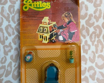 1980s Mattel the Littles Belinda Mini Doll With Toy Chairs