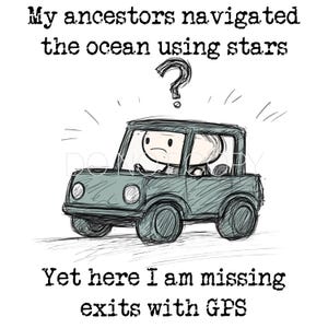 Uscite mancanti con GPS - File PNG Digital Download
