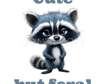 Archivo PNG de descarga digital, lindo pero salvaje