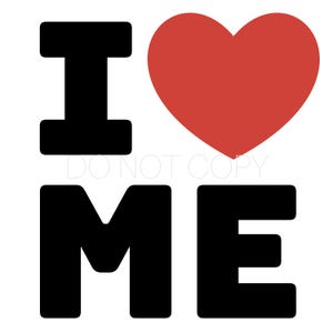 Eu me amo PNG arquivo digital para download