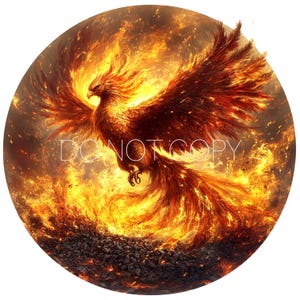 Digitaal png-bestand Phoenix