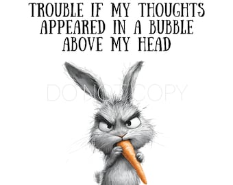 Thought Bubbles PNG Digital Download File