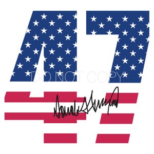 47 Trump PNG Digital Download File