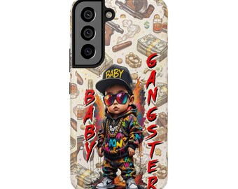 Baby Gangster Andriod Phone Case | Hip Hop Kid Design, Money & Street Art Pattern