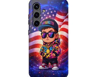 Patriotic Street Kid Phone Case | Tough Phone Case