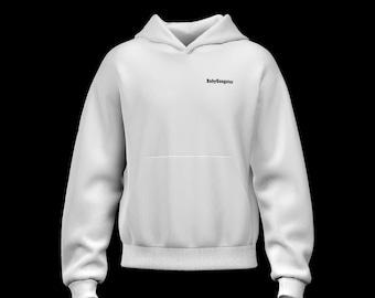 Baby Gangster Custom 3D Silicone raised design hoodie