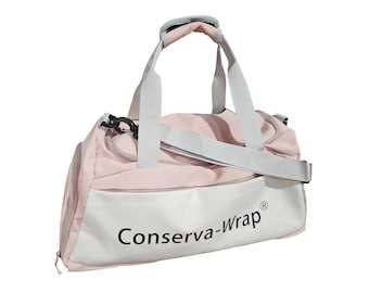 Conserva-Wrap Gym Travel Duffle bag Dufflebag foldable with Shoe Compartment Unisex
