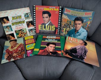 Lote de discos de vinilo LP de Elvis Presley