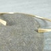 14K Gold Filled Cuff Bracelet, Gold Open Bangle Bracelet, Simple Stacking Bracelet, Minimalist Jewelry, Delicate Thin Cuff Bracelet, GRJ