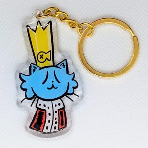 Large King Carp Kitty Keychain and Purse Charm