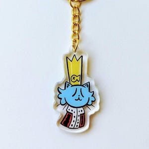 King Carp Kitty Keychain and Purse Charm