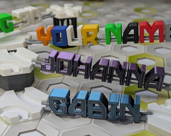 Extensiones compatibles con Gravitrax: Riel con texto personalizado