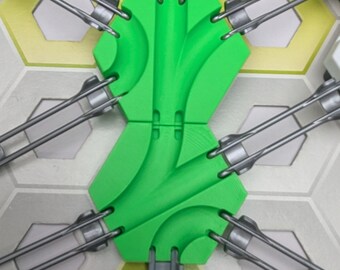 Extensiones compatibles con Gravitrax: Juego de 2 rampas de triple paso de 1 cm