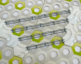 Extensiones compatibles con Gravitrax: Juego de 4 rieles grandes