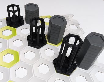 Extensiones compatibles con Gravitrax: Juego de 3 soportes de diferentes tamaños