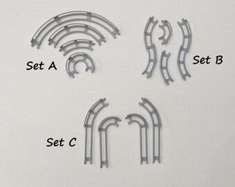 Extensiones compatibles con Gravitrax: Juego de 4 rieles curvos
