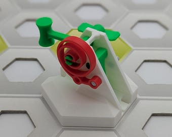 thumbnail interactive-video image 1 of 3D Printed Hammer For Gravitrax Junior – Compatible With Up To 3cm Height 1 of 3