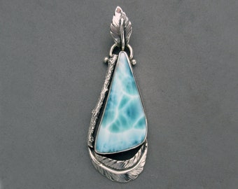 Larimar Sterling Silver Pendant