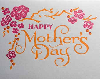 Mothers Day Cherry blossom card