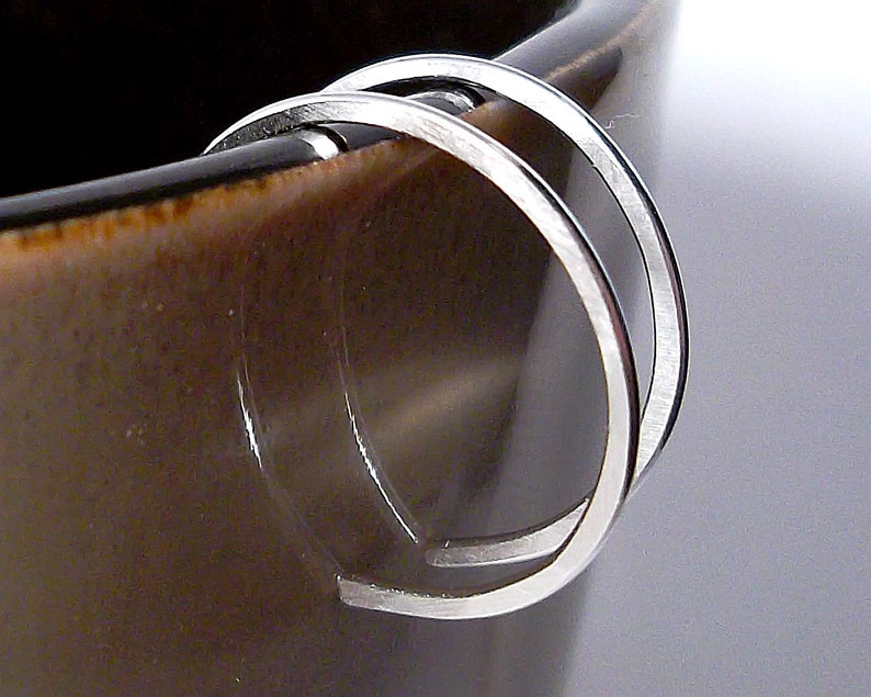 Tiny Silver Hoop Earrings, Delicate Sterling Silver Mini Hoop Earrings - 0.5 Inch Thin Sleek Everyday Jewelry