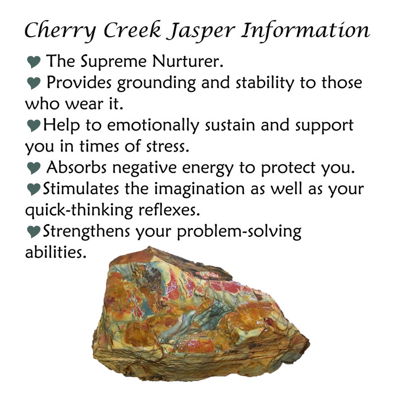 Cherry Creek Jasper Gemstone Healing Bracelet Small Stretch Etsy