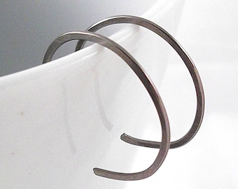 Niobium Hoop Earrings, Tiny Hypoallergenic Hoops