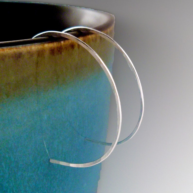 Medium Lightweight Hoop Earrings 1.5 inch Hoop Earrings
