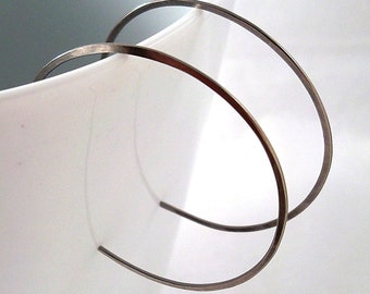 Medium Hypoallergenic Niobium Hoop Earrings