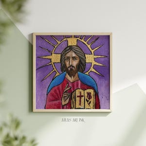 Jesus with Bible