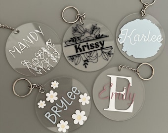 Custom Acrylic Keychain - Etsy