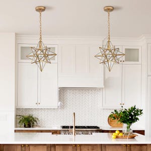 Portofino Moravian Star Pendant Lights Clear Glass Shade 16-Inches image 10