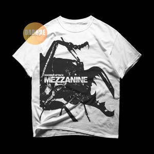 Massive Attack Mezzane-skjorta | Elektronisk rockmusik-tröja