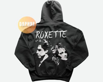 Roxette Band Unisex Hoodie: Marie Fredriksson & Per Gessle