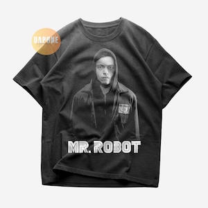 Limited Mr Robot Fsociety T-shirt | Shirt Mr. Robot Elliot Alderson | Hacker-T-shirt | Tv-serie | T-shirt Rami Malek | Cadeau van topkwaliteit