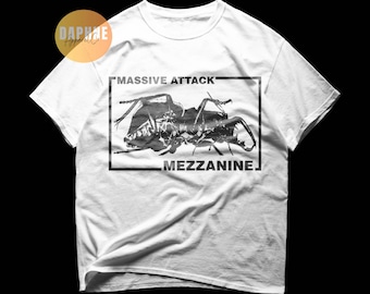 Massive Attack Mezzanine Album Cover T-shirt | 3D Print Unisex Tee