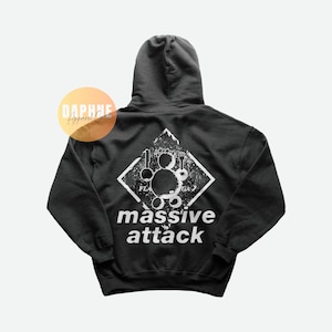 Massive Attack 'Protection' Album Cover Sweatshirt | Vintage 90s Electronic Music Hoodie