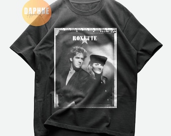 Roxette Band T-Shirt: Marie Fredriksson & Per Gessle, Unisex Cotton Tee
