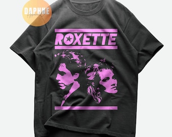 Roxette Unisex Shirt | Marie Fredriksson Per Gessle Joyride 100% Cotton Tee