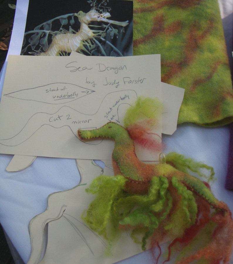 Leafy Sea Dragon Hand Sewing PatternPDF image 4