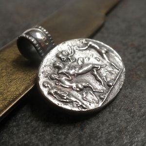 Greek Mythology Jewelry Pendant Dionysus Bacchus Bacchanalia