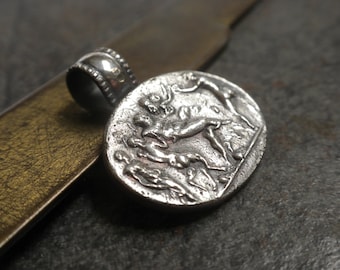Greek Mythology Jewelry Pendant Dionysus Bacchus Bacchanalia