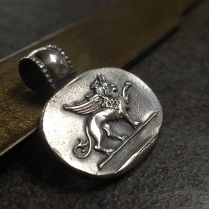 Italy Lover Gift Winged Lion of Venice Pendant Necklace image 8