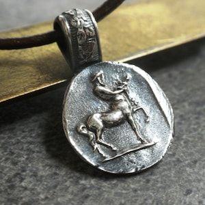 Bijoux mythologiques Pendentif centaure Chiron en argent