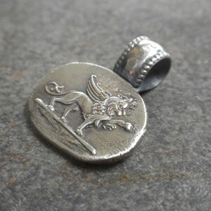 Italy Lover Gift Winged Lion of Venice Pendant Necklace image 9