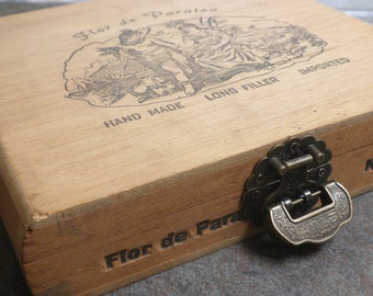 Boyfriend Gift Locking Stash Box  Decorative Cigar Box Man Cave Decor