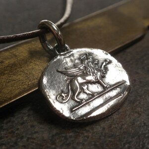 Italy Lover Gift Winged Lion of Venice Pendant Necklace image 13