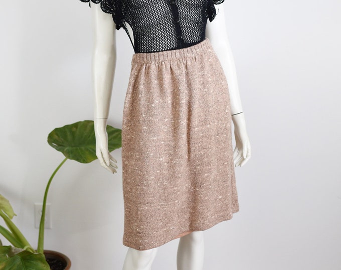 1980s Knit Sweater Skirt - M