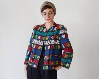 40s/50s Guatemalan Jacket - M